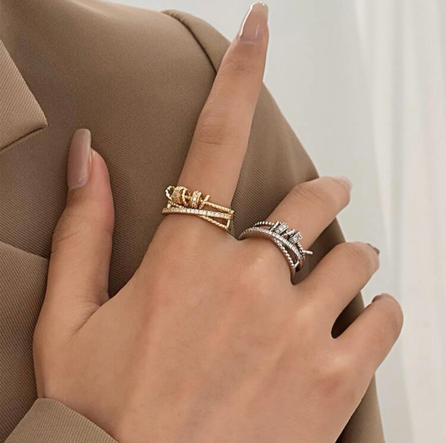 Schrauben Ring Gold