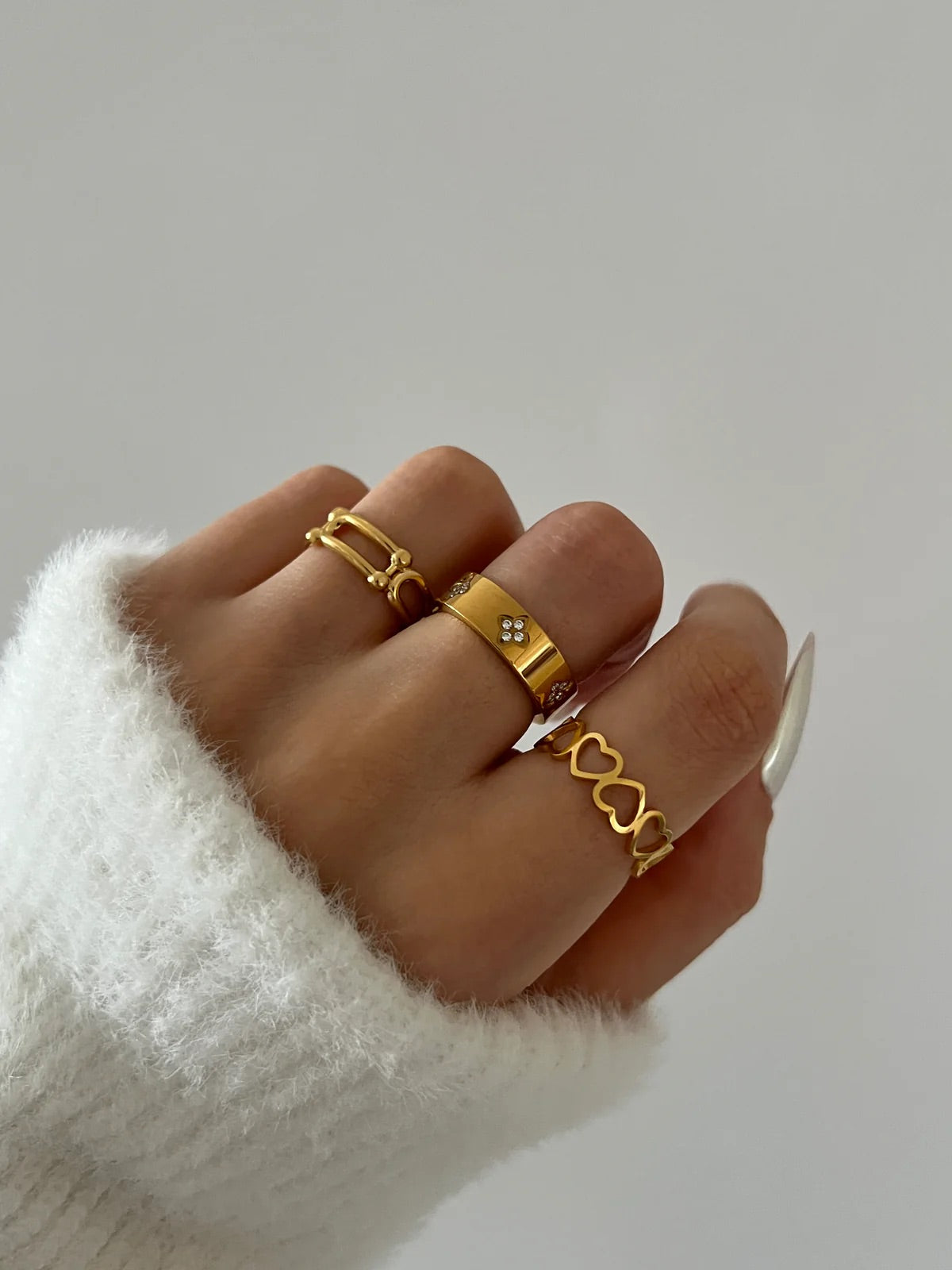 Kleeblatt Love Ring