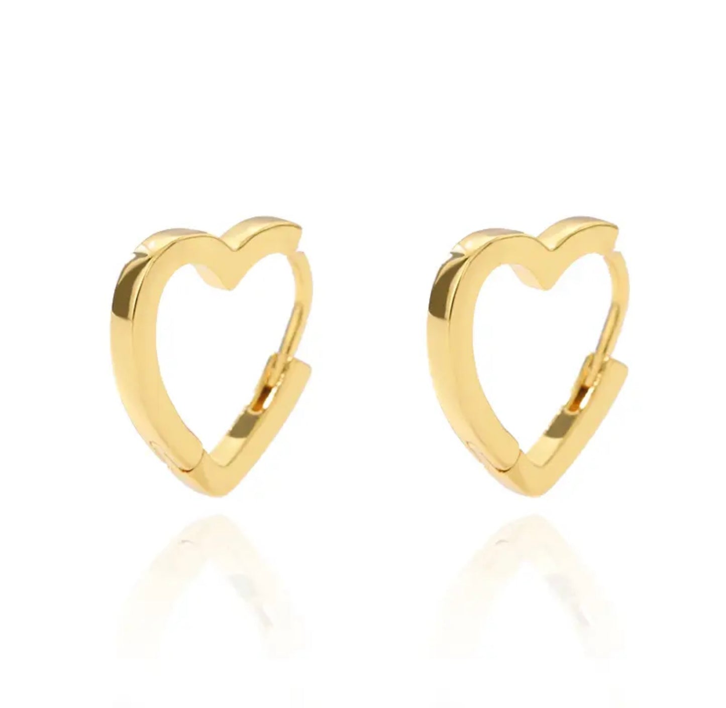 Herz Creolen Gold