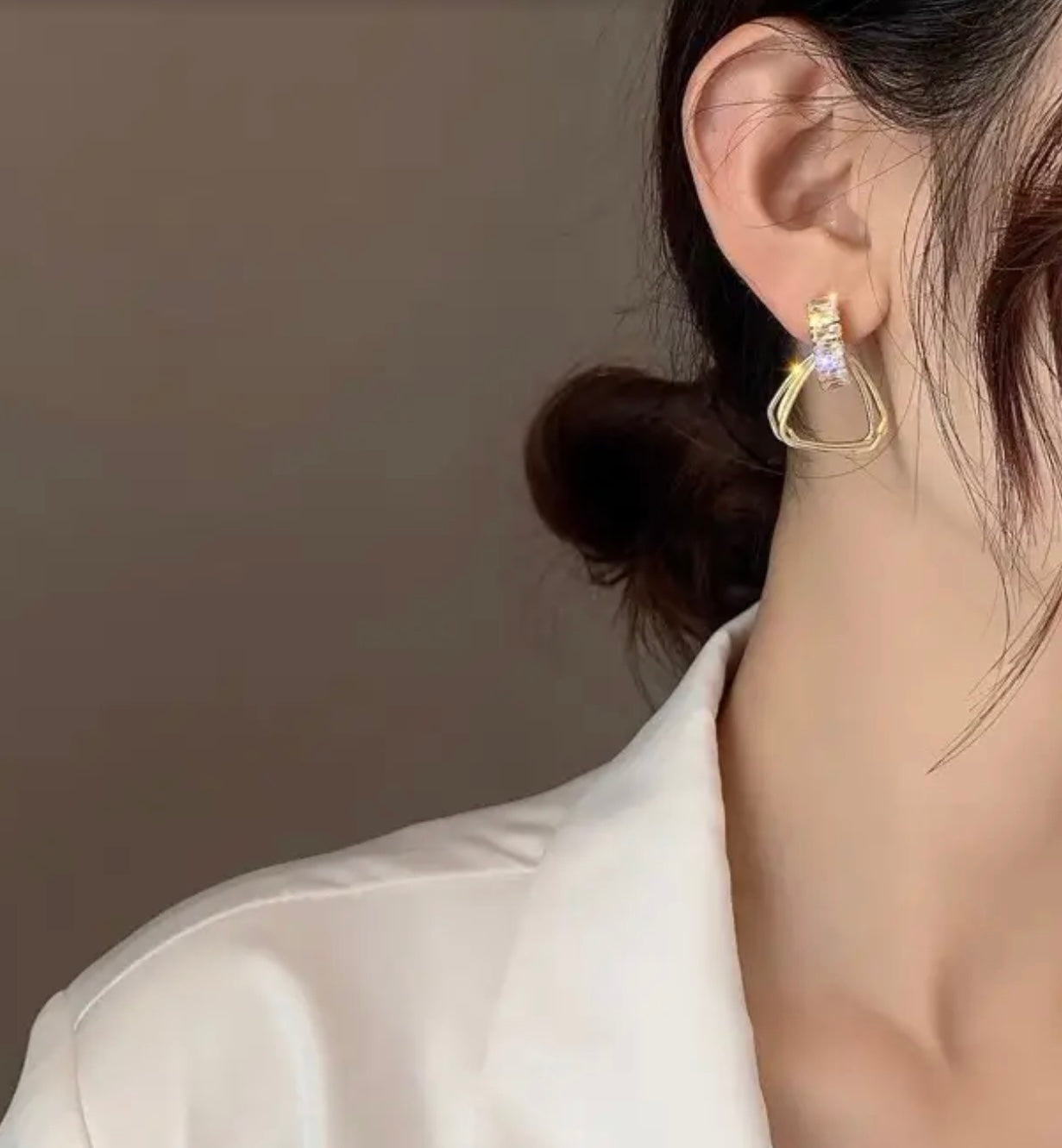 Triangel Ohrringe Gold