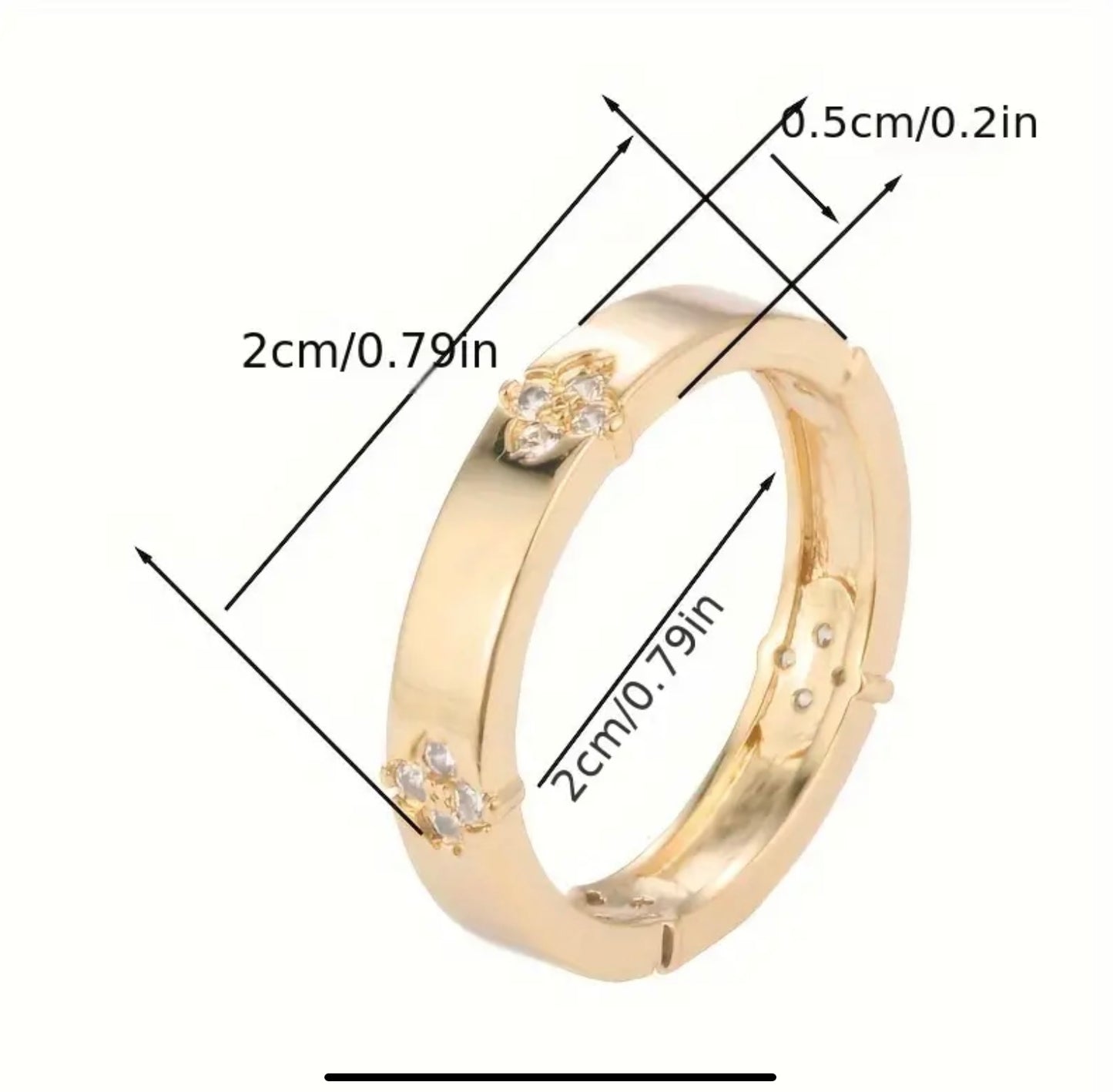 Kleeblatt Love Ring