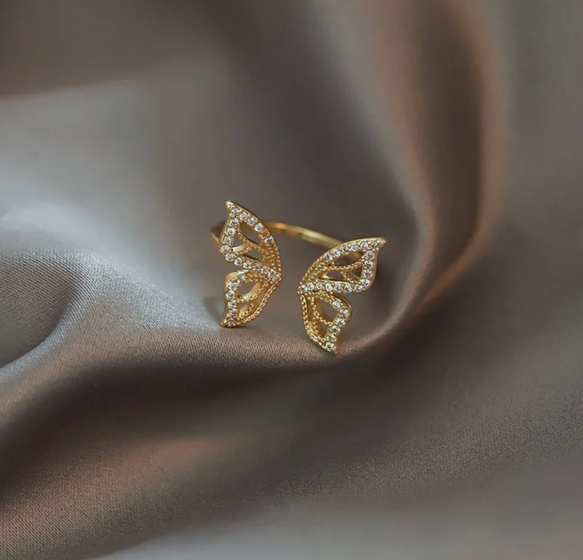 Butterfly Ring Gold