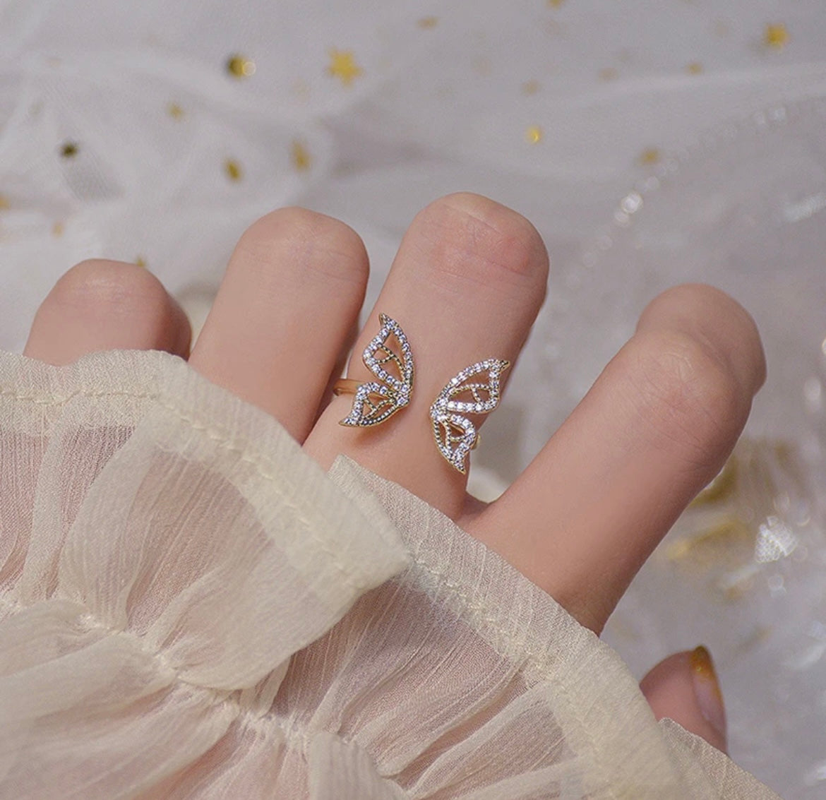 Butterfly Ring Gold