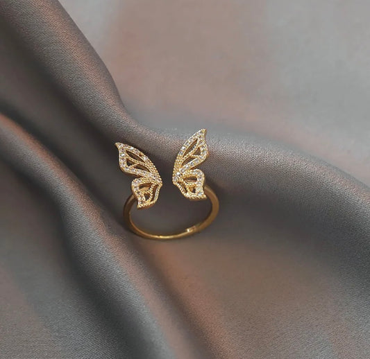 Butterfly Ring Gold